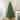 Natural Green Pre-Lit Christmas Trees with Rainbow Multi-Color Lights , 6.5 ft & 7.5 ft Options with Metal Stand