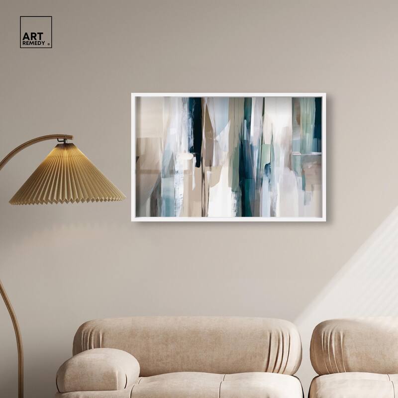 Color Columns Shadowbox by Art Remedy