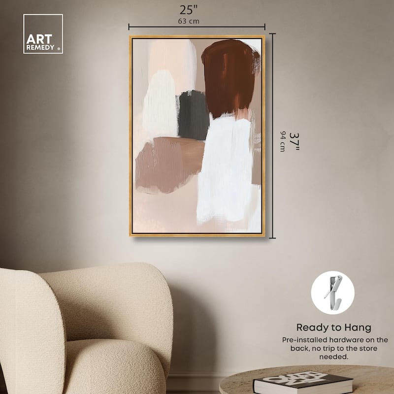 Veiled Browns Canvas by Art Remedy