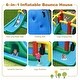 preview thumbnail 14 of 18, Slide Water Park Climbing Bouncer Pendulum Chunnel Game without Air-blower - Multi - 185" x 145.5" x 75" (L x W x H)