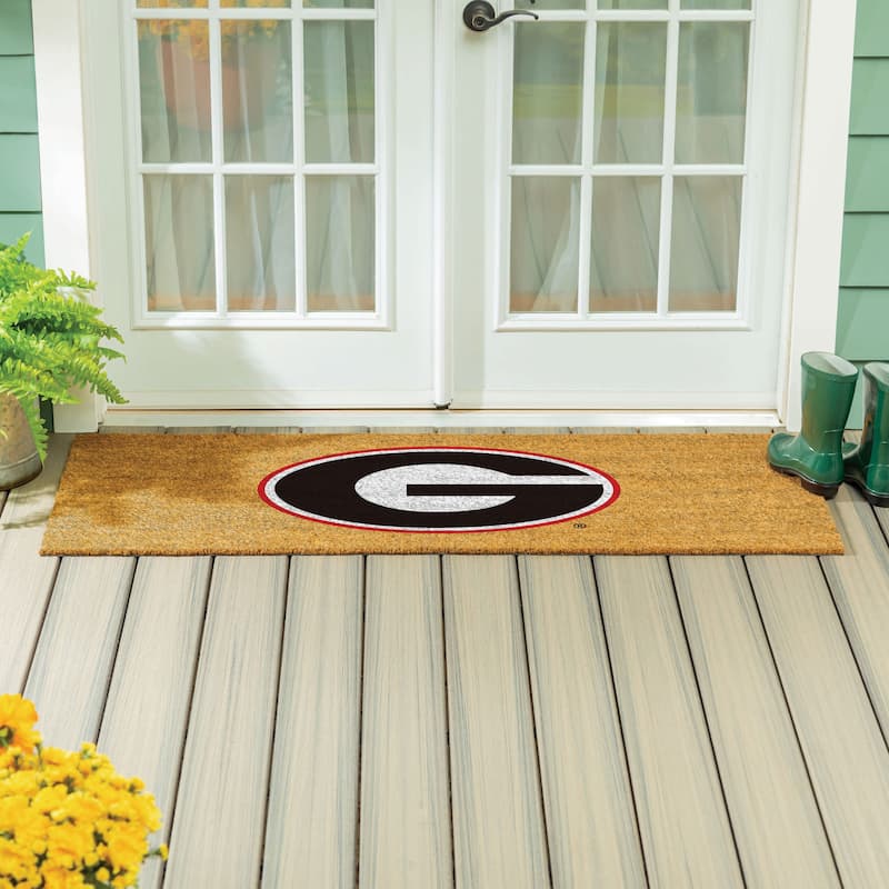 University of Georgia Full Color Indoor/Outdoor Coir Mat