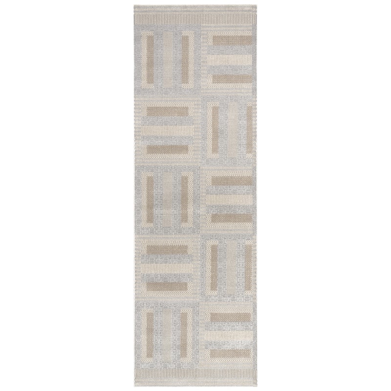 Nourison Nordic Indoor only Abstract Area Rug - 2' x 6' - Grey/Multicolor - Runner