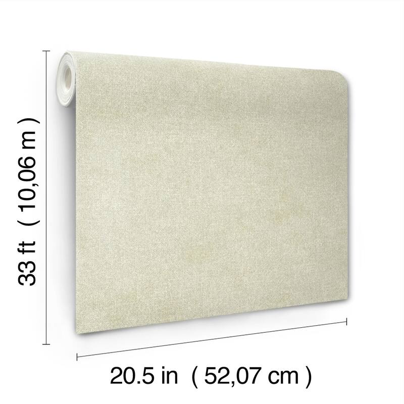 Chesapeake Homespun Green Textured Wallpaper