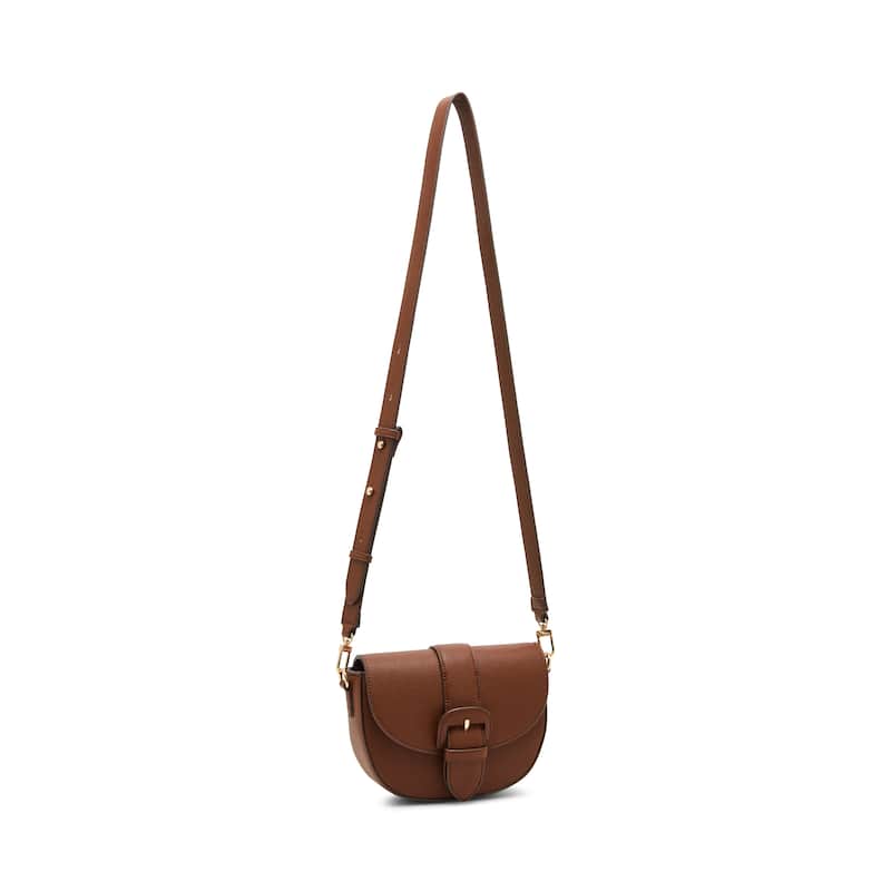 Anne Klein Small Saddle Crossbody Bag - Hazelnut