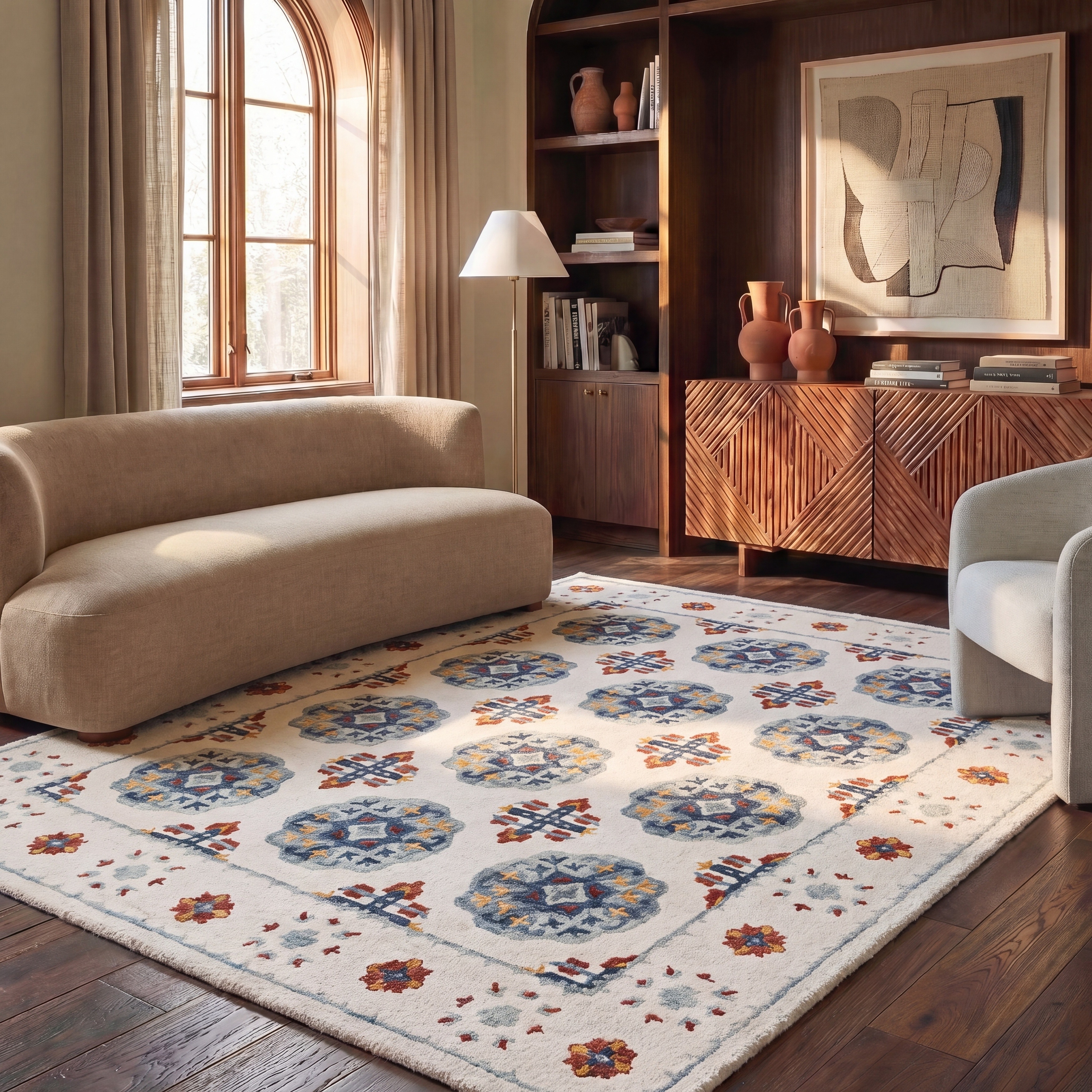SAFAVIEH Handmade Blossom Elze & Contemporary Floral & Botanical