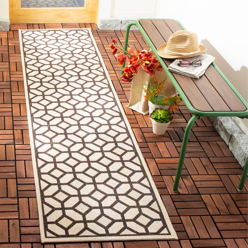 SAFAVIEH Beach House Annemari Indoor/ Outdoor Waterproof Patio Backyard Rug