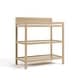 preview thumbnail 7 of 25, Alpine Changing Table with Water-Resistant Change Pad and Safety Strap - 2 Open Shelves, JPMA Certified, 1-Year Warranty Driftwood