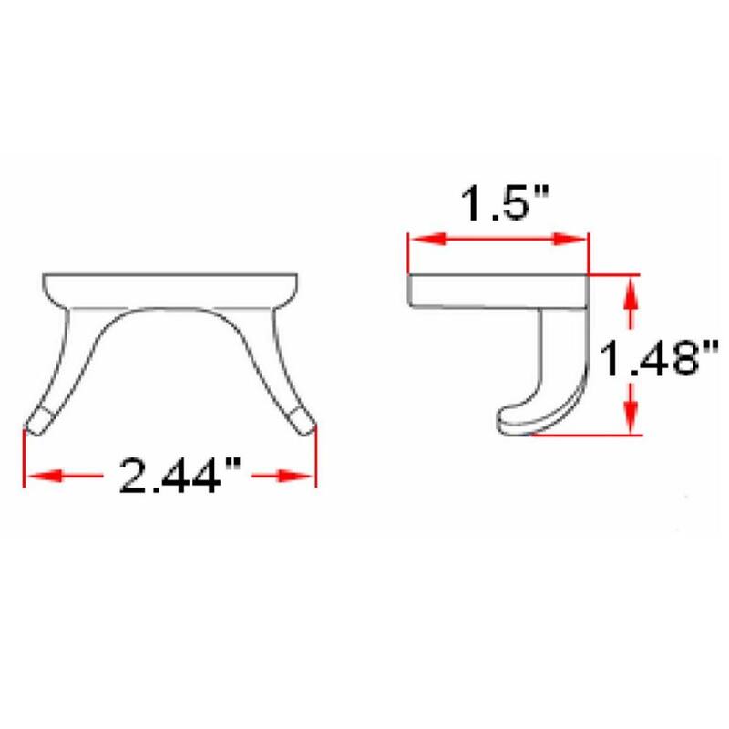 Design House 191304 Millbridge Double Hook Robe Hook