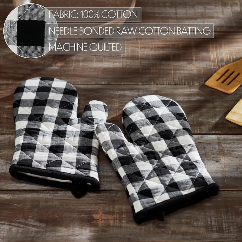 Annie Buffalo Check Oven Mitt Set of 2
