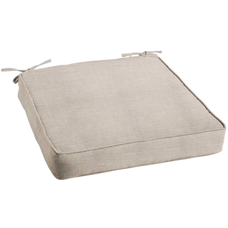 Sunbrella Cast Silver Indoor/ Outdoor Deep Seating Chair Cushion