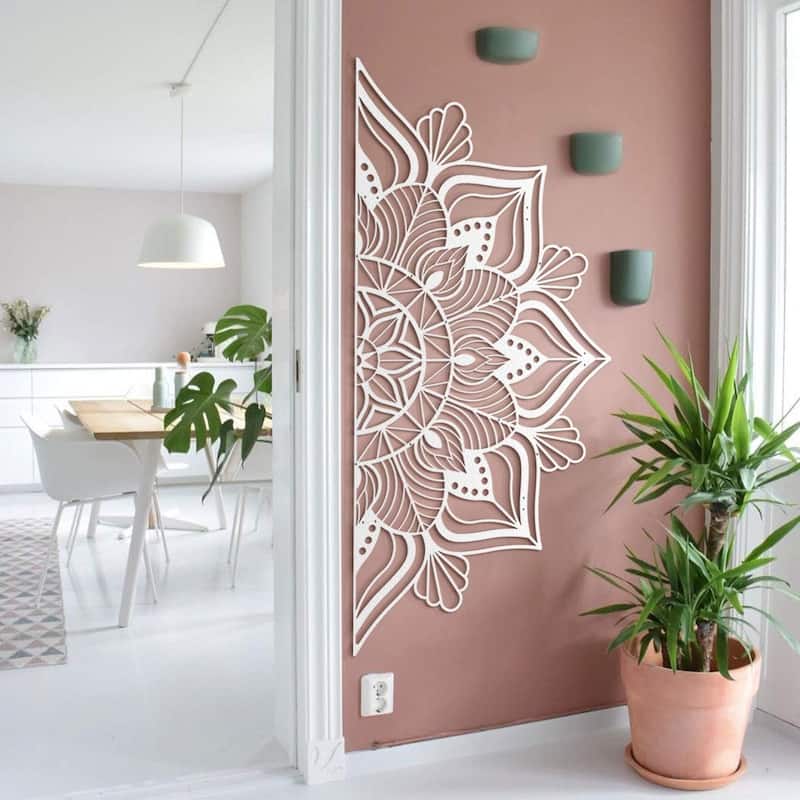 Sutra Mandala Metal Wall Art,