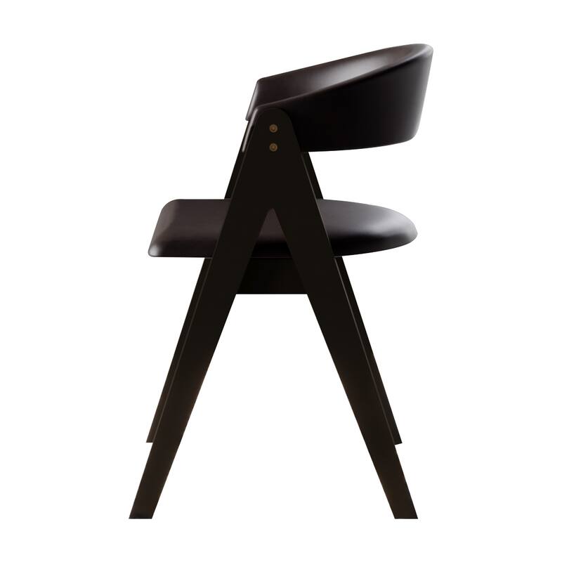 CraftPorch Transitional V-shaped Dining Chairs (Set of 4)