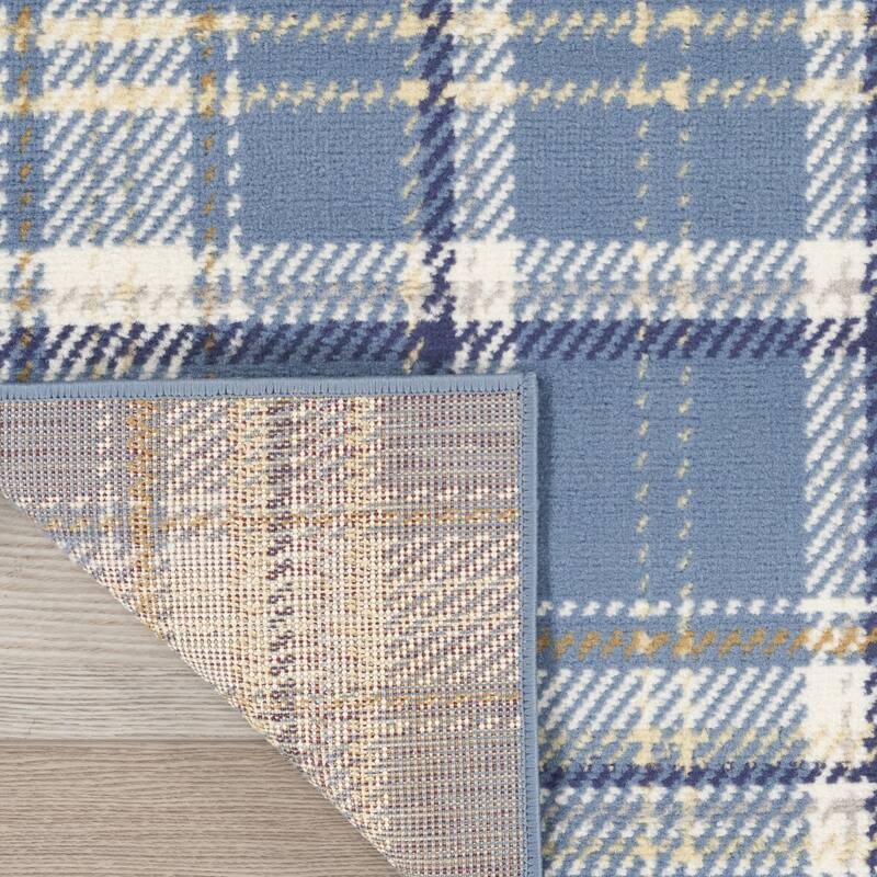 Power Loomed Traditional Area Rug - 90' X '27' X '0.5