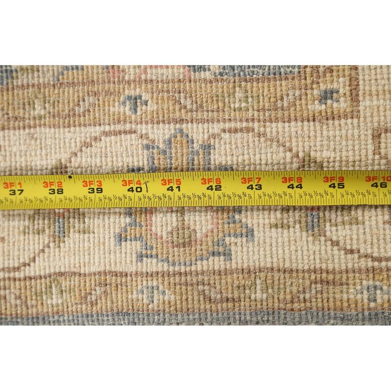 Vegetable Dye Floral Oriental Peshawar Chobi Runner Rug Hand-knotted - 2'8" x 9'8"