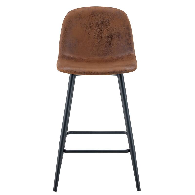 Fabric Bar Chair Set - Two Pieces, Thoughtful Design of Rounded Backrest