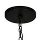 preview thumbnail 4 of 8, Brian Patrick Flynn for Crystorama Hulton 6 Light Matte Black Chandelier - 21'' W x 28'' H