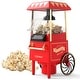 preview thumbnail 1 of 8, Costway Retro Hot Air Popcorn Maker 1200W, Oil-Free & Fat-Free, Makes - See Details Red - See Details