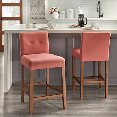 Lifestorey Crawford 26-inch Stool (Set of 2)