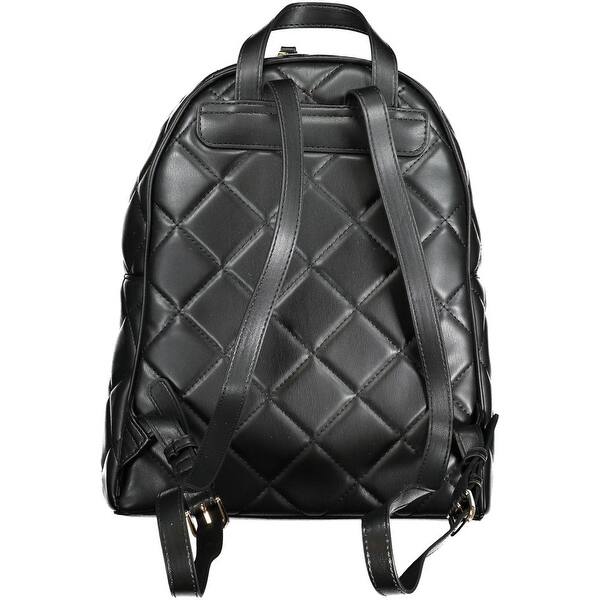Valentino Bags Black Polyethylene Backpack/Black NWT Valentino Orlandi Nylon Backpack With Matching Wallet  main image 3