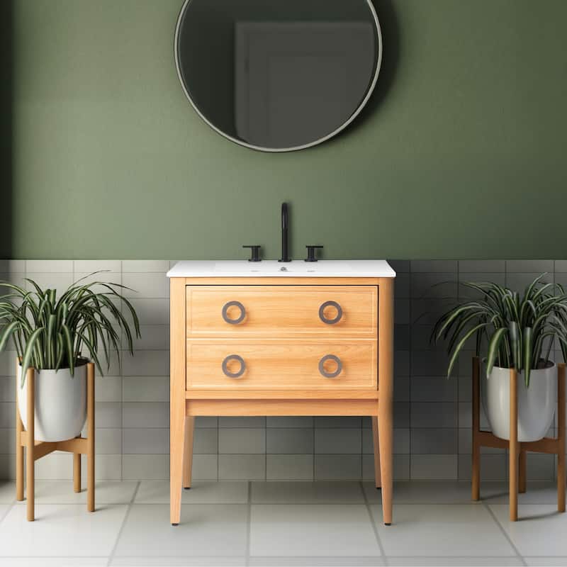 Corbin Classic 1-Drawer Bath Vanity Base Only (Sink Basin Not Included)
