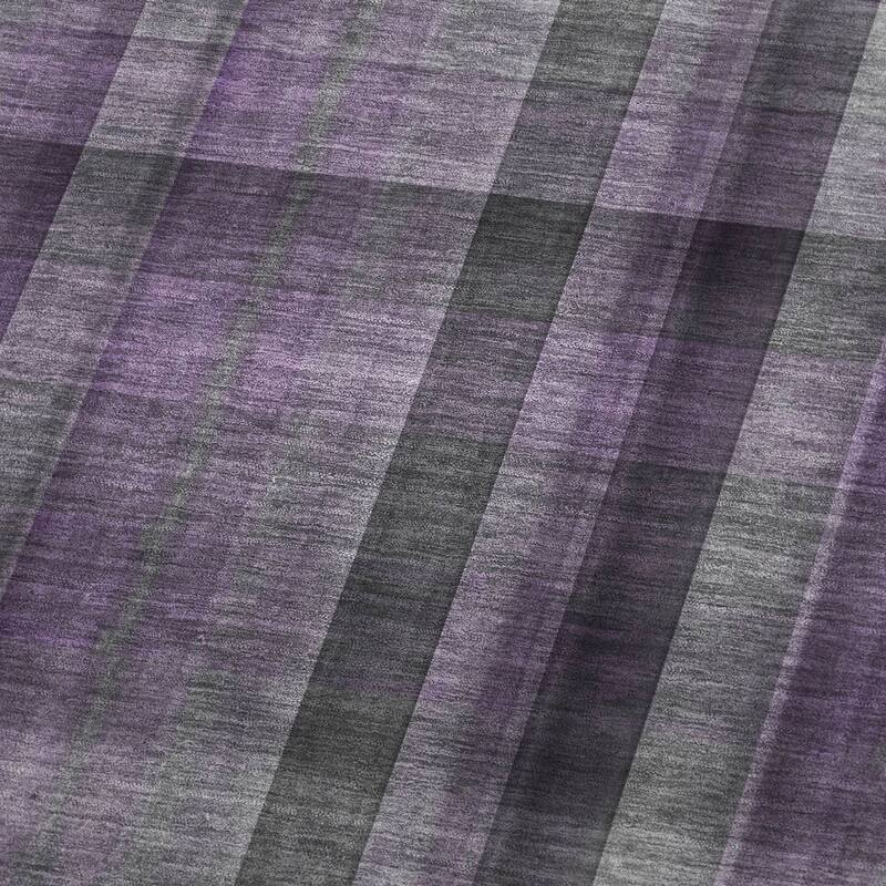 Premium Machine Washable Modern Plaid Sherpa Throw Blanket