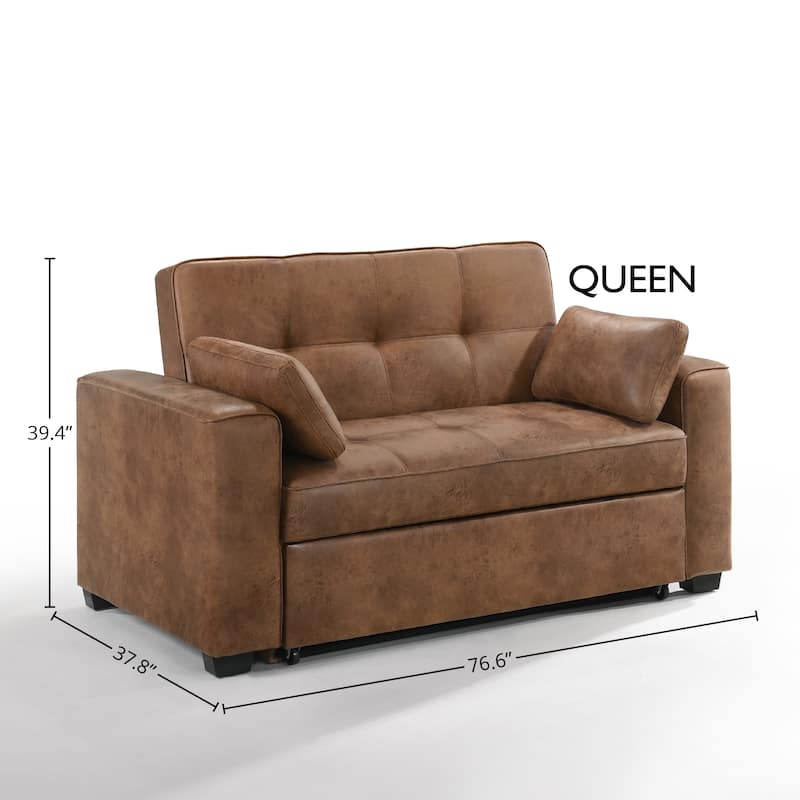 Brooklyn Sofa Sleeper - Cognac