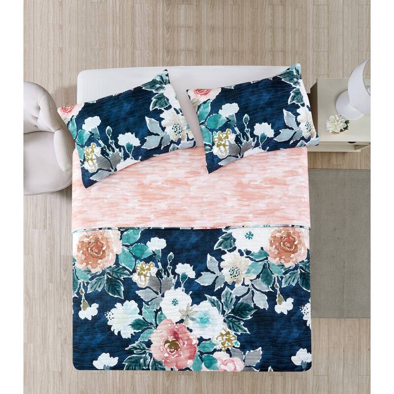 BARBARIAN by Barbra Ignatiev Fashion Floral Quilt Set