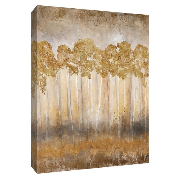 PTM Images 9-148677 PTM Canvas Collection 10" x 8" - "Golden Horizon" Giclee Trees Art Print on Canvas