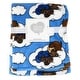 preview thumbnail 1 of 2, Precious Moments Coral Fleece Baby Blanket Blue