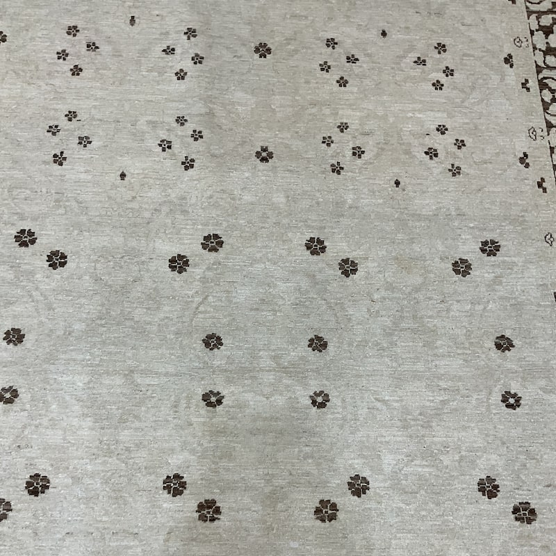 HERAT ORIENTAL Handmade Oushak Wool Rug - 6'1" x 8'11"