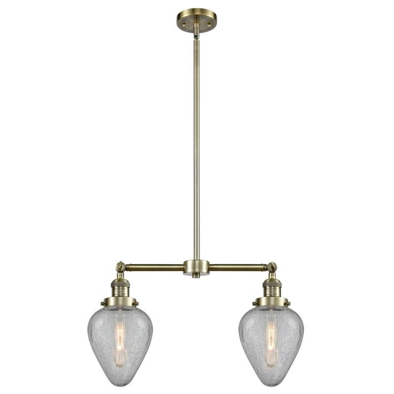 Innovations Lighting Geneseo 2 Light 21" Wide Linear Chandelier