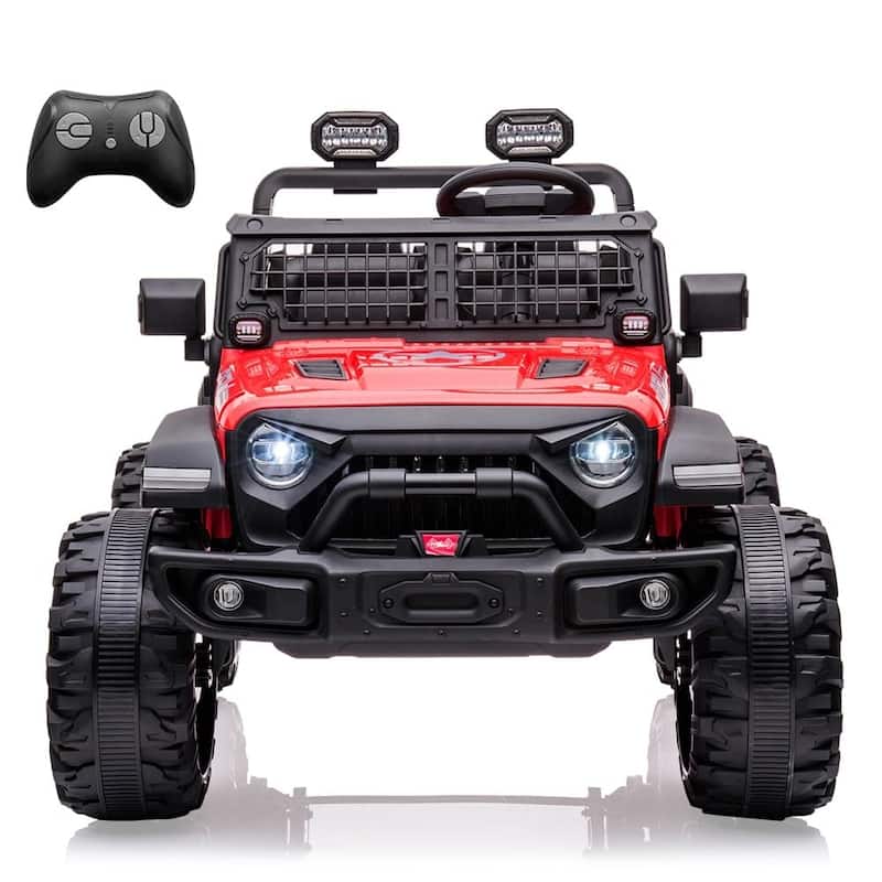 24V Kids Ride on Electric Car 2 Seats Battery Powered Truck - Red