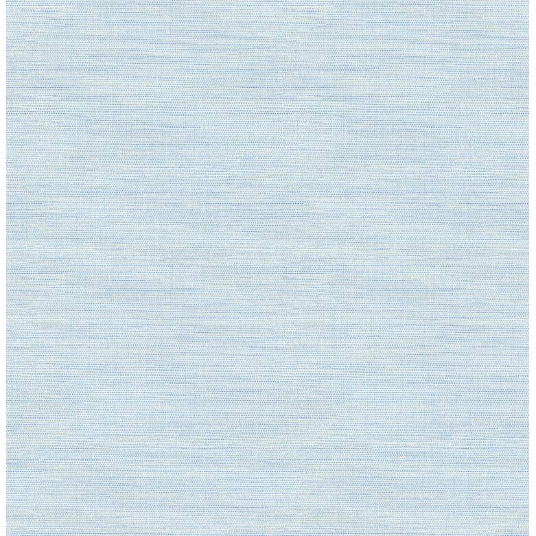 Brewster Bluestem Blue Grasscloth Wallpaper - 20.5in x 396in x 0.025in