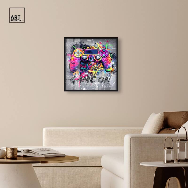 Game On Shadowbox by Art Remedy