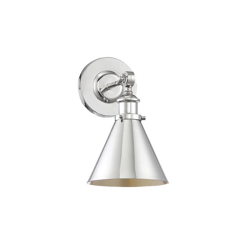 Savoy House Glenn Single Light 12" Tall Wall Sconce with a Metal Shade