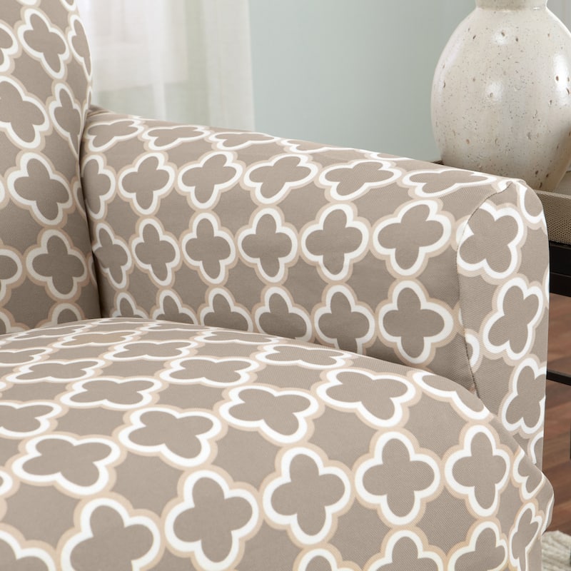 Premium Stretch Printed Loveseat Slipcover - Love Seat
