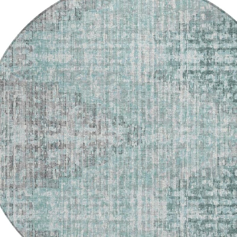 HomeRoots Geometric Transitional Rectangle Outdoor Rug