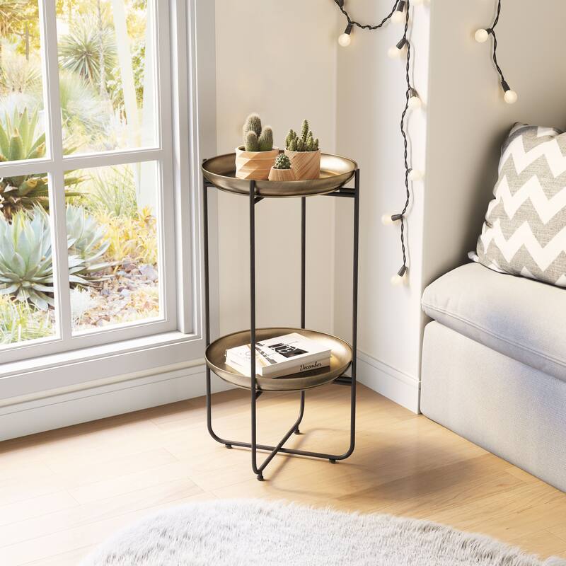 Bronson Accent Table Bronze - Bronze