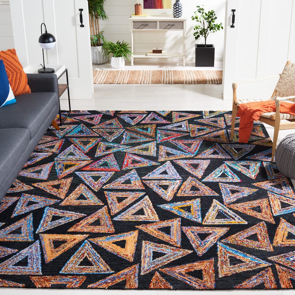 SAFAVIEH, Handmade Aspen Helmi Moroccan Boho Wool Rug
