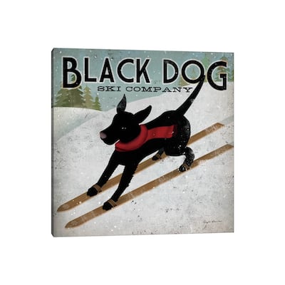 iCanvas "Black Dog Ski Co. II" by Ryan Fowler Canvas Print