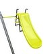 preview thumbnail 6 of 7, 6 in 1 Outdoor Playground Metal Saucer Swing Set with Mini Slide