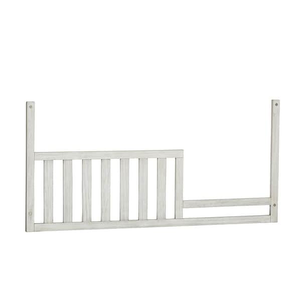 slide 2 of 4, Kinglsey Charleston Toddler Guard Rail Weathered White