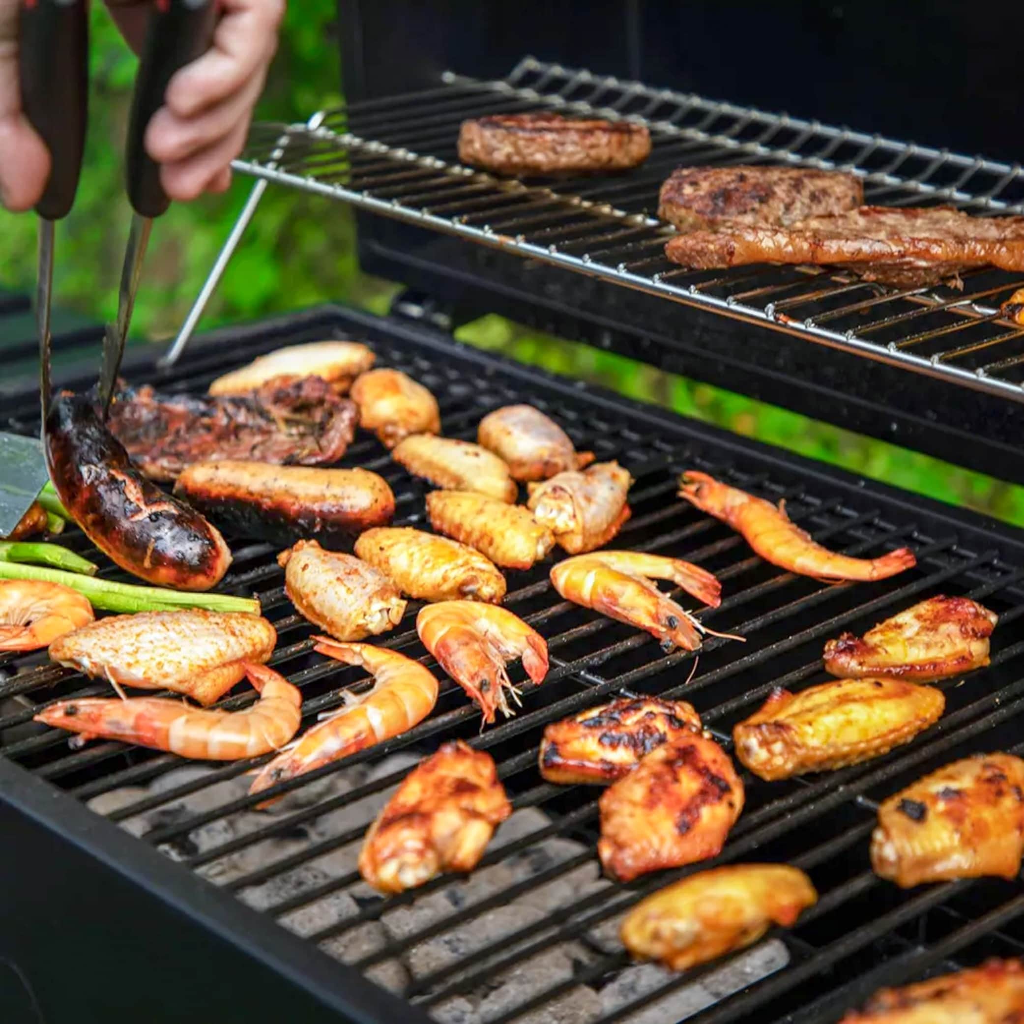 Outdoor Leisure Products Extra Large DUAL ZONE CHARCOAL Grill