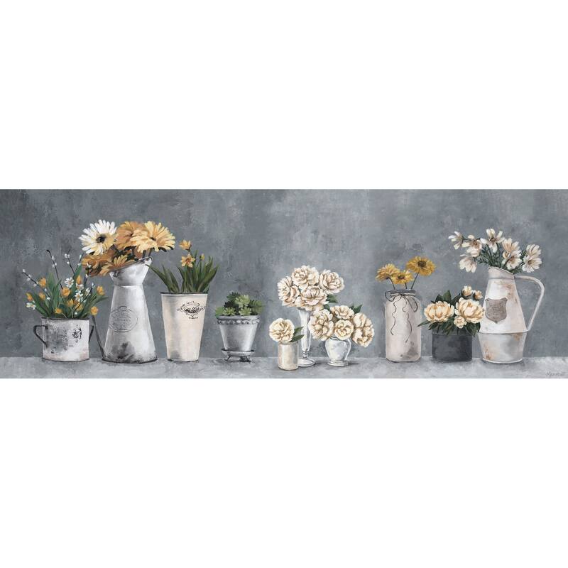 'Unconventional Pots' Painting Print on Wrapped Canvas