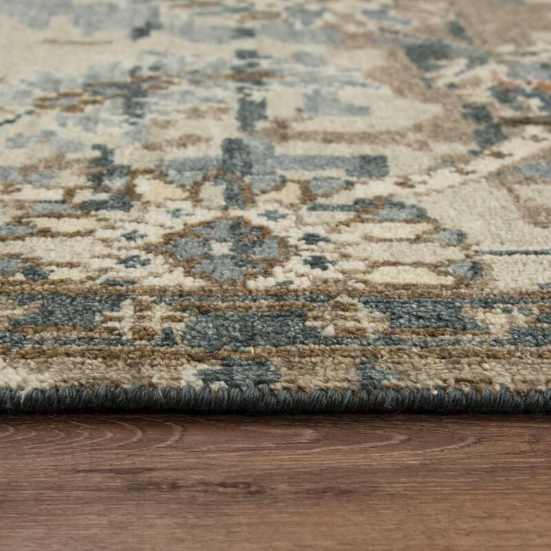 Alora Decor Mila Natural, Beige Oriental Hand-tufted Wool Blend Rug