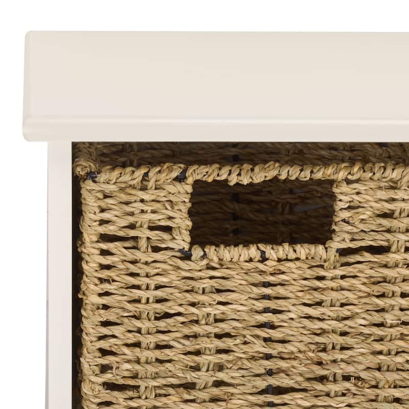 SAFAVIEH Jemina Black Hanging 3-Basket Wall Rack - 28" x 7.8" x 12" - 28"W x 8"D x 12"H