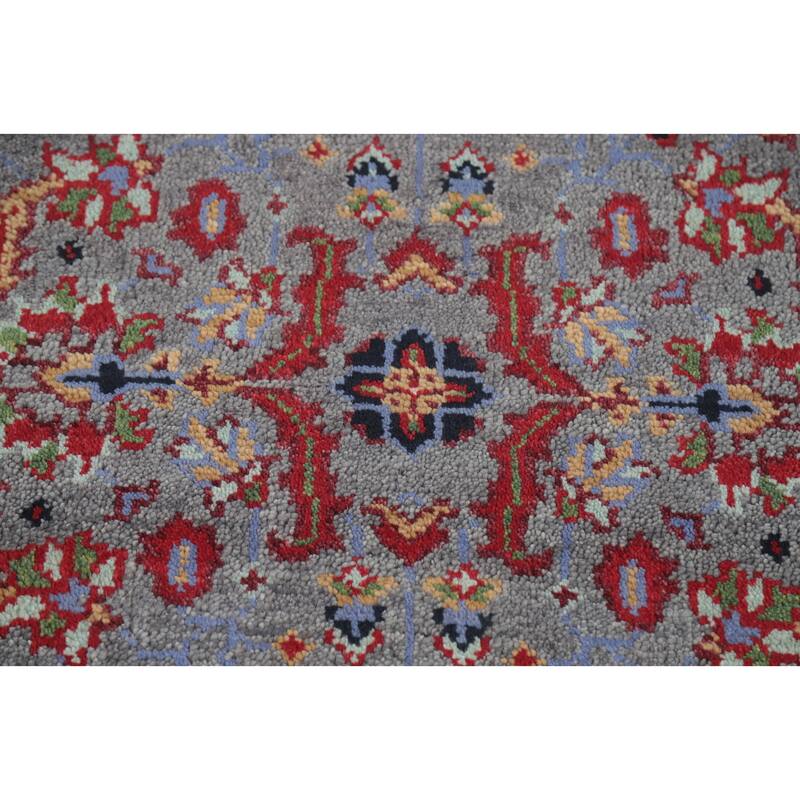Gray Heriz Serapi Indian Rug Handmade Wool Carpet - 2'11" x 5'0"