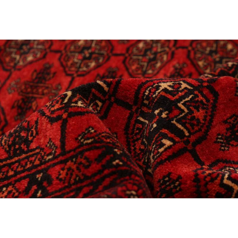 Teimani Red Rug 4'2" x 5'7" - 4'2 x 5'7