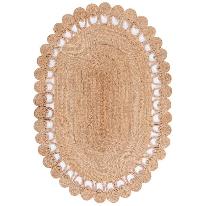SAFAVIEH Handmade Natural Fiber Merge Casual Jute Rug