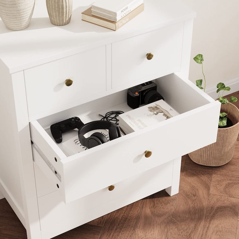 5 Drawer Dresser with Deep Space,Storage Cabinet